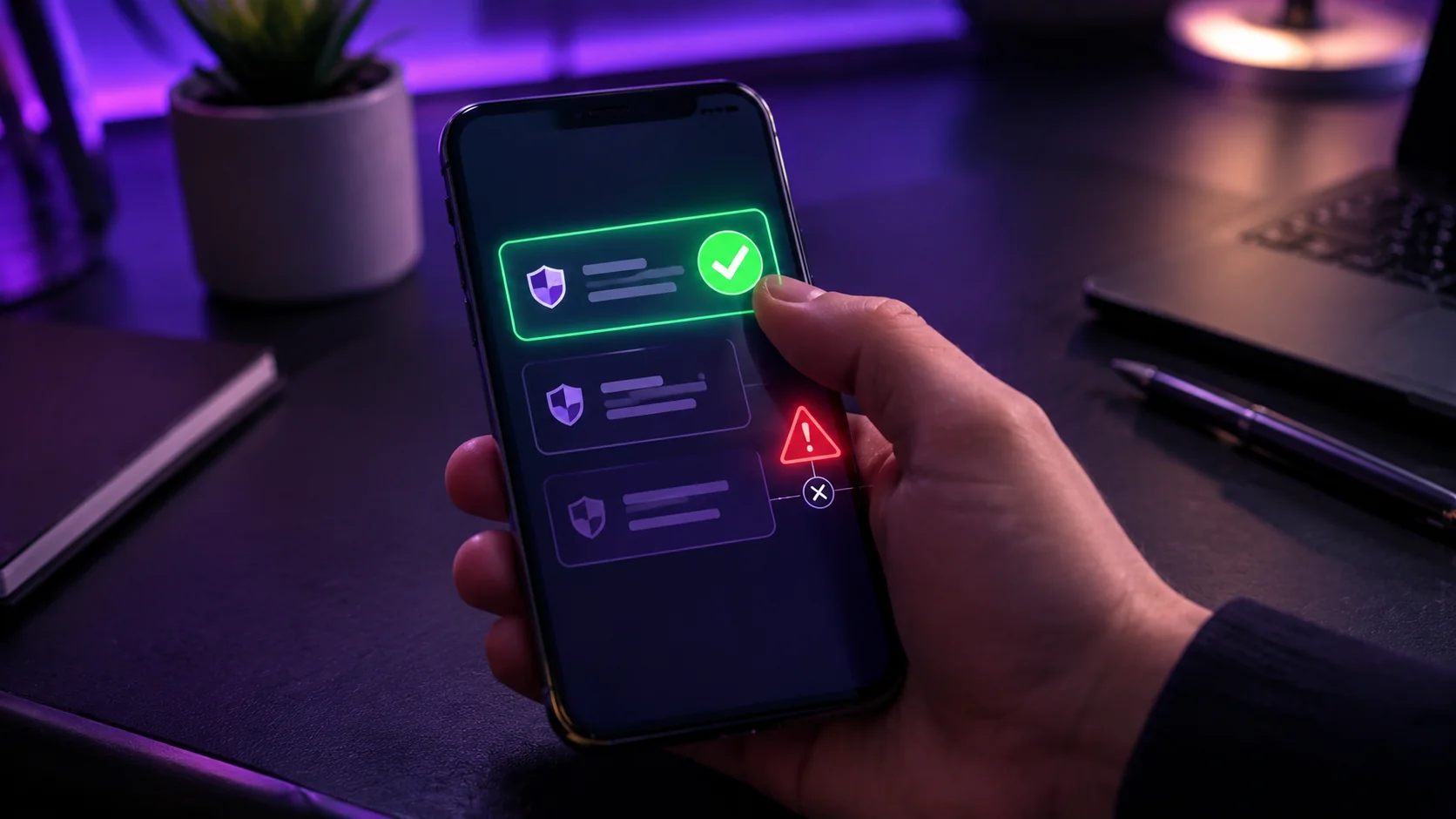 Choisir un service IPTV fiable sur smartphone avec une coche de validation