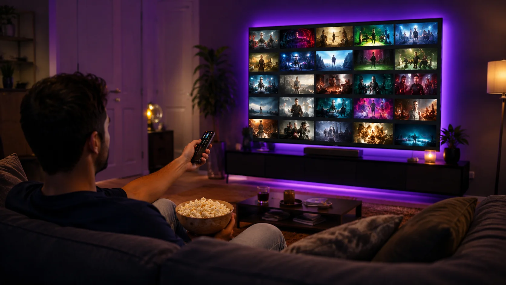 Regarder un catalogue de films et series en VOD IPTV sur Smart TV